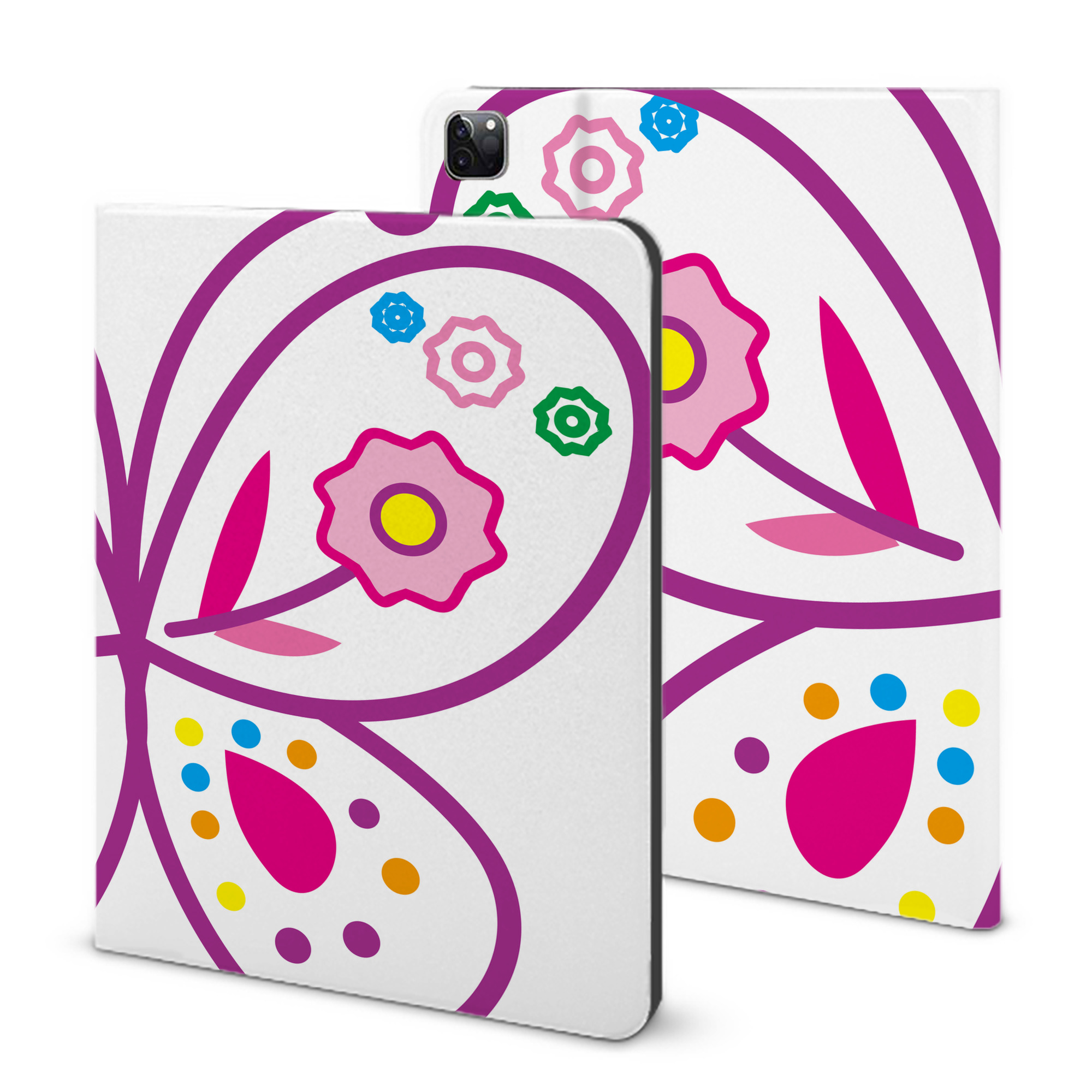 （画像用） Hello Kitty ハローキティ IPad ケース ブック型 PUレザー TPU 耐衝撃 軽量 薄型 ペン収納なし 全面保護 IPad 各モデル対応